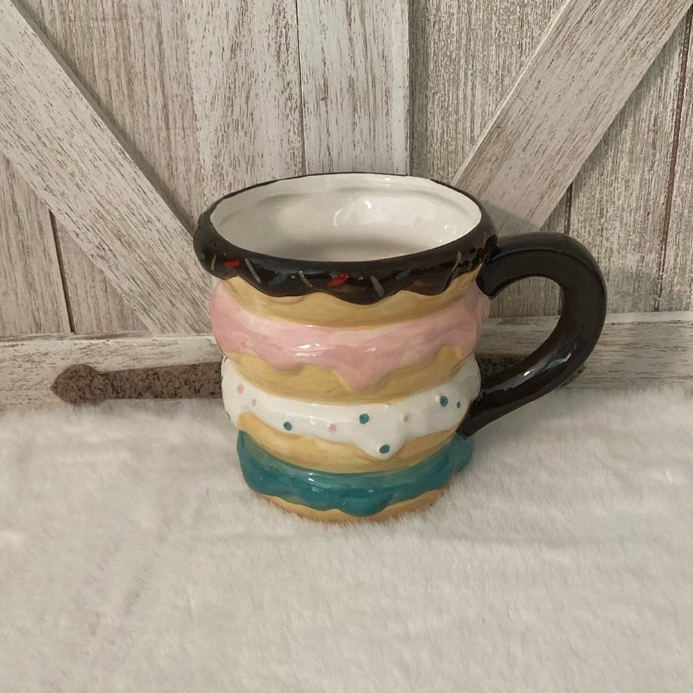 Boston Warehouse 2019 Stacked Donut Mug
